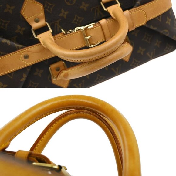 LOUIS VUITTON Travel Hand Cruiser Bag 40 Monogram Leather Brown 538-082525 - Picture 8 of 16